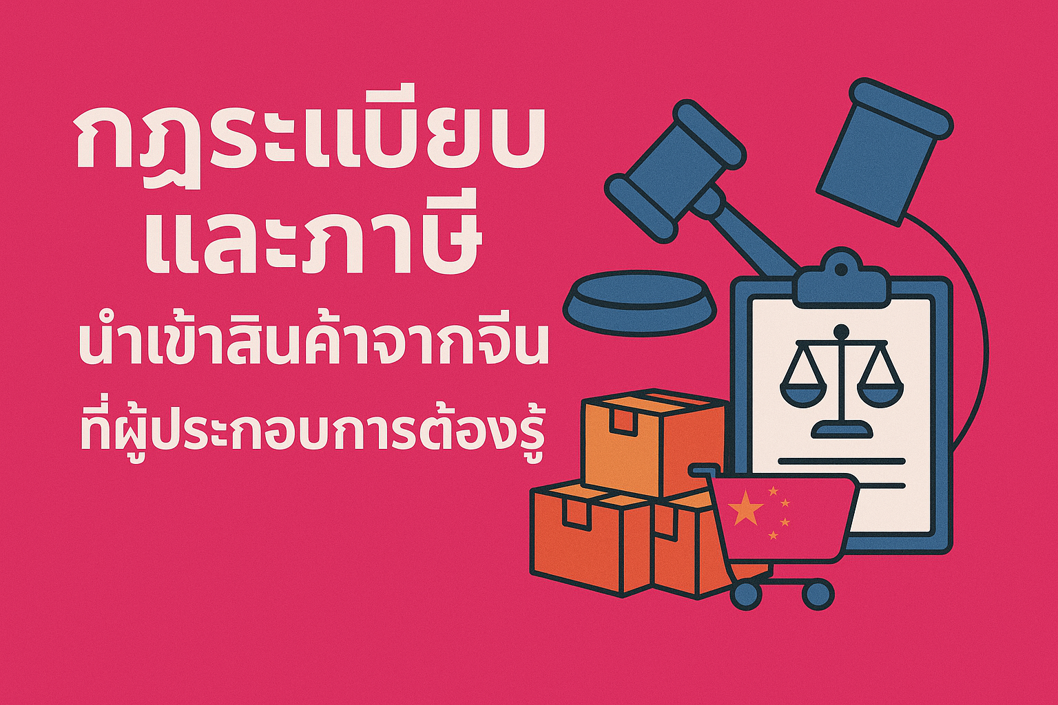 กฎระเบียบและภาษีนำเข้าสินค้าจากจีนที่ผู้ประกอบการต้องรู้ ทำไมต้องเข้าใจกฎระเบียบและภาษีนำเข้า?